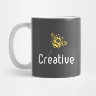 Be(e) Creative Motivational Quote Mug